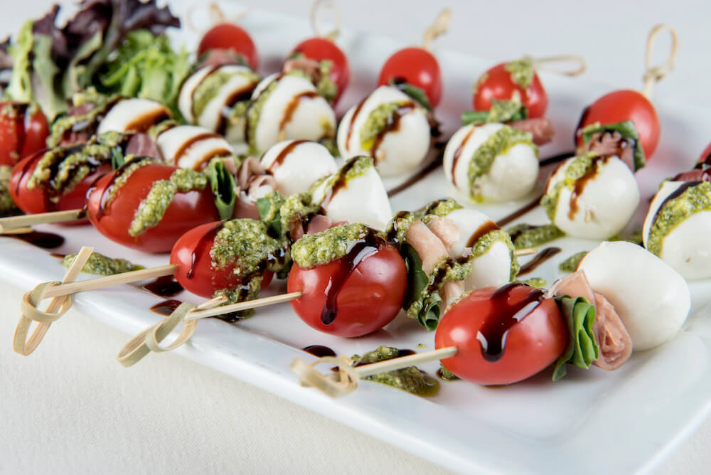 Green Mill Catering Caprese Skewers